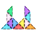 Picasso Tiles -Kit Expansion right triangles - 12 pieces - Image 9
