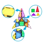 Picasso Tiles -Kit Expansion right triangles - 12 pieces - Image 8