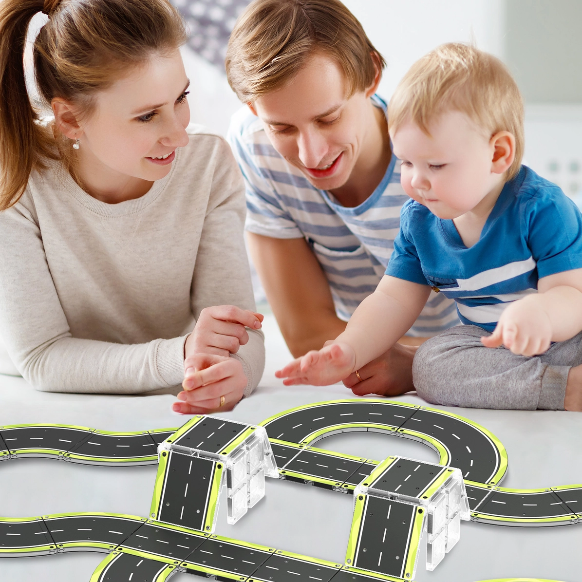 Picasso Tiles - Magnetic track for cars - Image 8