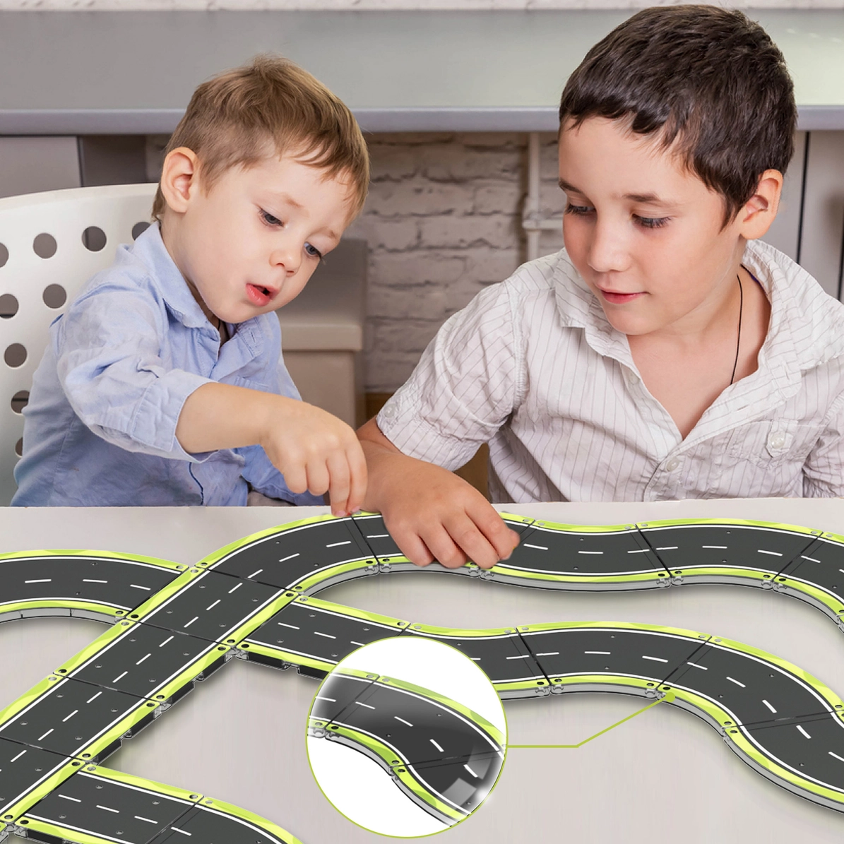 Picasso Tiles - Magnetic track for cars - Image 7