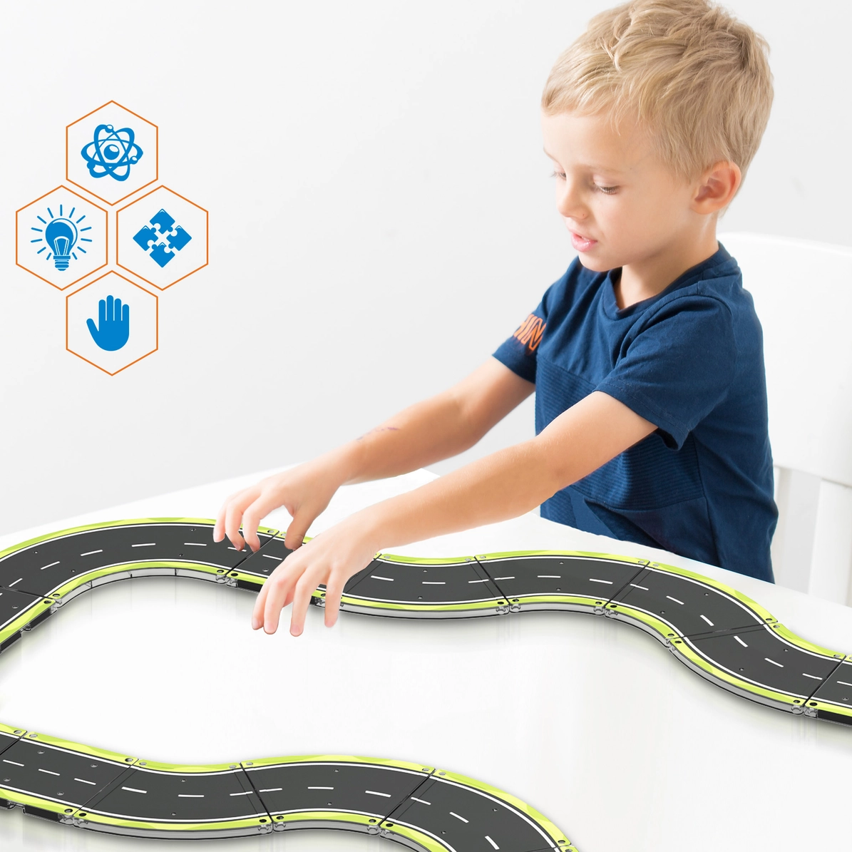 Picasso Tiles - Magnetic track for cars - Image 5