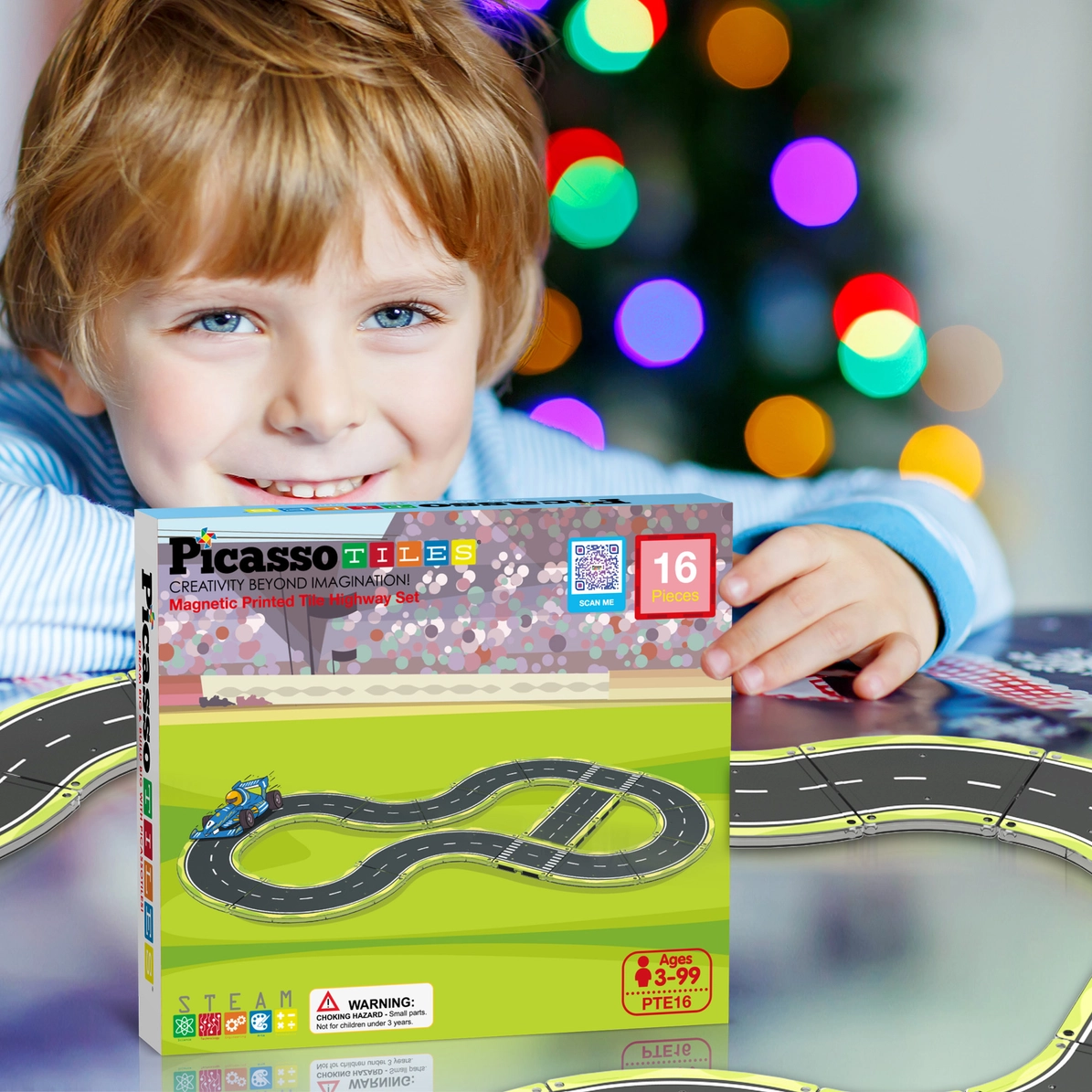 Picasso Tiles - Magnetic track for cars - Image 4