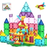 Picasso Tiles - Combo Blocos Magnéticos e Cerdas - 75 peças