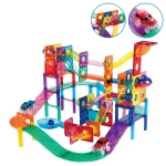 Picasso Tiles - Race Track and Marble Set - 108 pieces