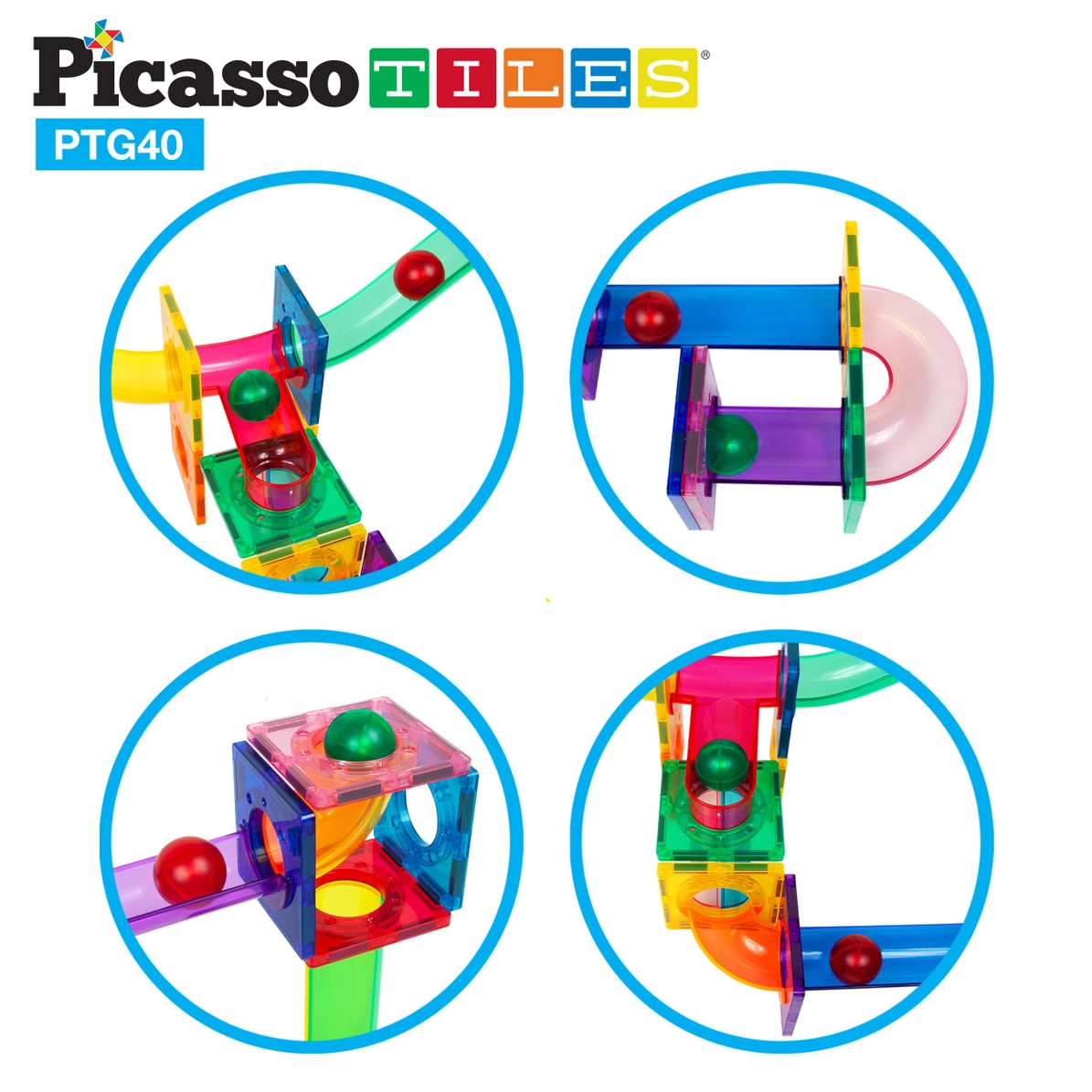 Picasso Tiles - Conjunto Pista de Berlinde - 40 peças - Image 12