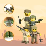 Picasso Tiles - Combo Blocos e magnéticos - tema militar - 186 peças - Image 5
