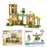 Picasso Tiles - Combo Blocos e magnéticos - tema militar - 186 peças - Image 2