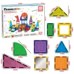 Picasso Tiles - Combo Blocos e Magnéticos - 333 peças - Image 6