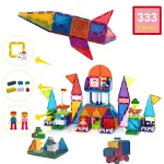 Picasso Tiles - Combo Blocos e Magnéticos - 333 peças