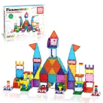 Picasso Tiles - Combo Blocos e magnéticos - 353 peças