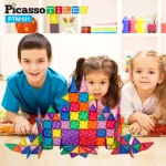 Picasso Tiles - Conjunto magnético MiniDiamond - Viagem - 101 peças - Image 2