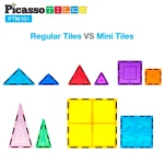 Picasso Tiles - Conjunto magnético MiniDiamond - Viagem - 101 peças - Image 10