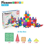 Picasso Tiles - Conjunto magnético MiniDiamond - Viagem - 101 peças - Image 5