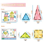 Picasso Tiles - Conjunto magnético MiniDiamond - Viagem - 24 peças - Image 7
