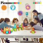Picasso Tiles - Conjunto magnético MiniDiamond- Viagem - 36 peças - Image 8