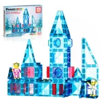 Picasso Tiles - Conjunto Magnético MiniDiamond viagem- tema gelo - 71 peças