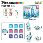 Picasso Tiles - Conjunto Magnético MiniDiamond viagem- tema gelo - 71 peças - Image 6