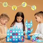 Picasso Tiles - Conjunto Magnético MiniDiamond viagem- tema gelo - 71 peças - Image 4