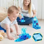 Picasso Tiles - Conjunto Magnético MiniDiamond viagem- tema gelo - 71 peças - Image 3