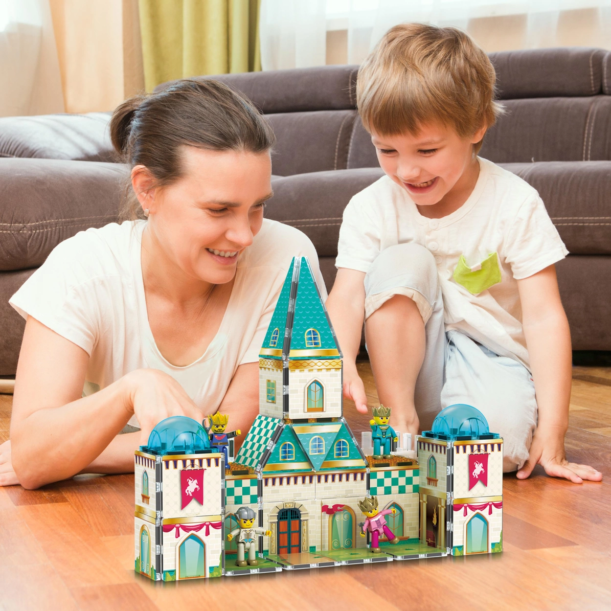 Picasso Tiles - Castles 2 in 1 - 70 pieces - Image 7