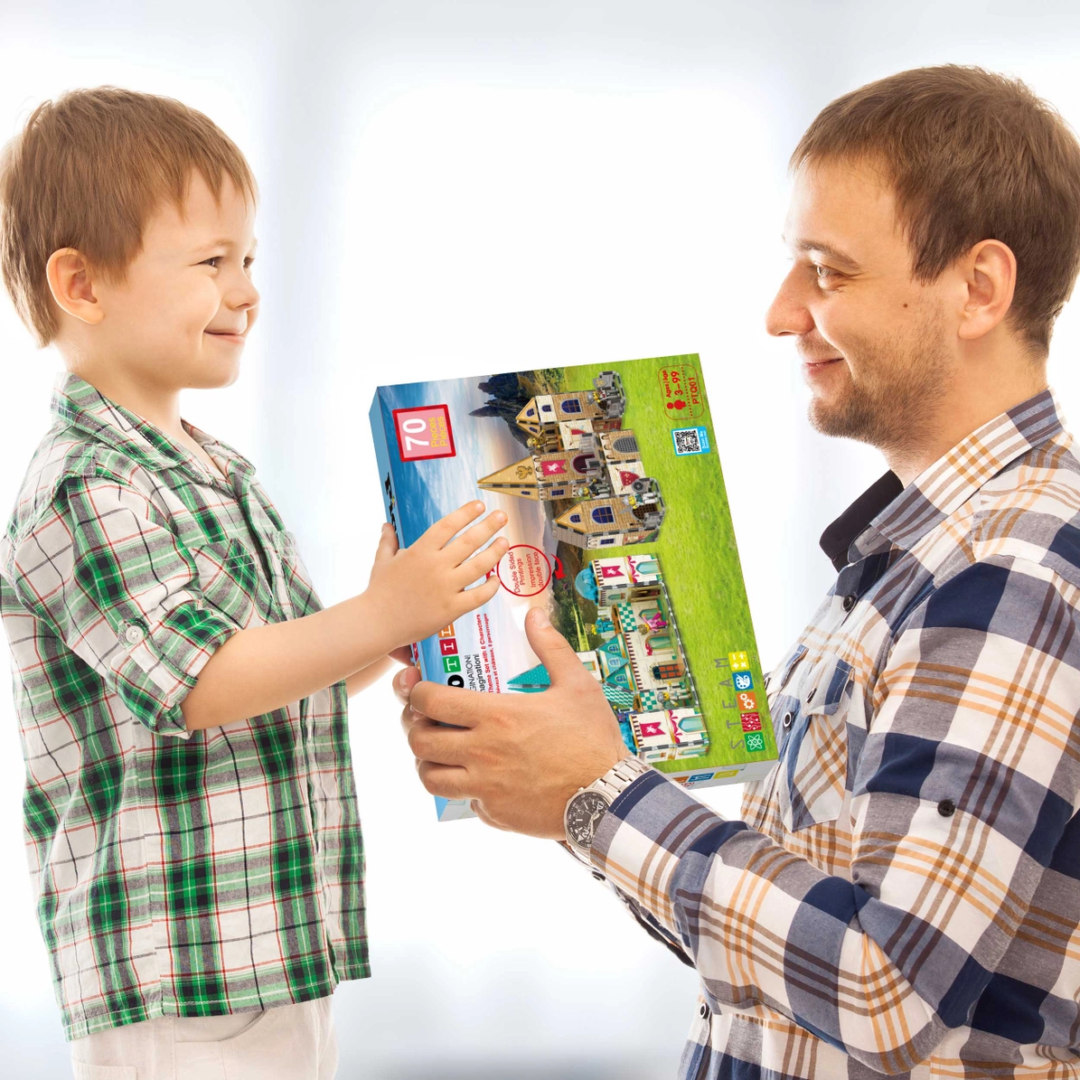Picasso Tiles - Castles 2 in 1 - 70 pieces - Image 2