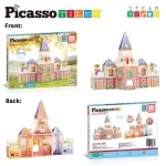 Picasso Tiles - Conjunto Magnético Castelo de Princesas - 60 peças - Image 11