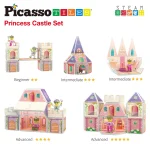 Picasso Tiles - Conjunto Magnético Castelo de Princesas - 60 peças - Image 6