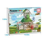 Picasso Tiles - Conjunto Magnético - Tema Ninja - 64 peças - Image 2