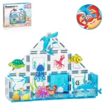 Picasso Tiles - Conjunto Magnético - tema Oceano - 26 peças