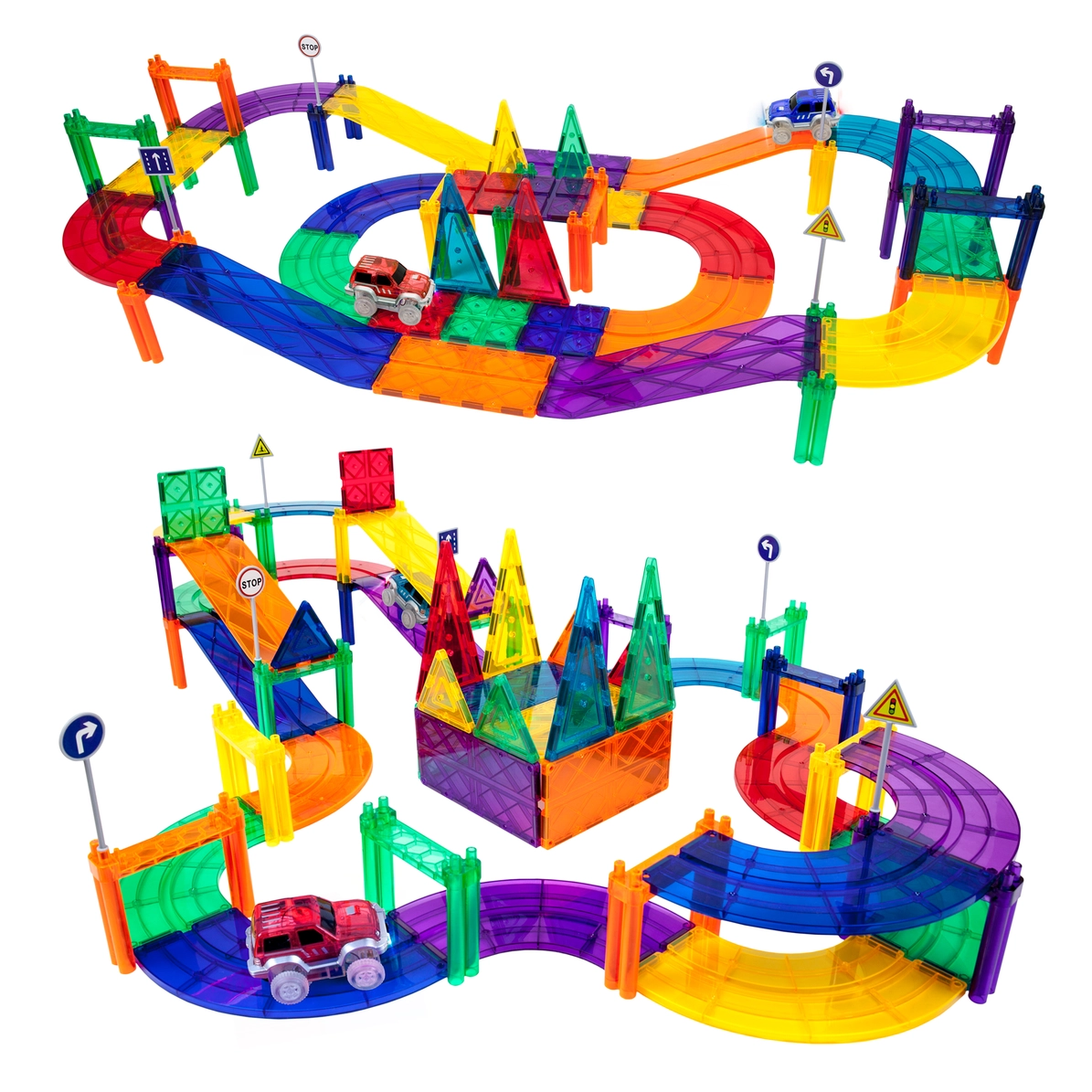 Picasso Tiles - Conjunto Pista de Corrida - 80 peças - Image 7