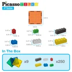 Picasso Tiles - Combo Blocos e magnéticos - 259 peças - Image 7