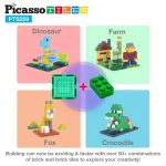 Picasso Tiles - Combo Blocos e magnéticos - 259 peças - Image 6